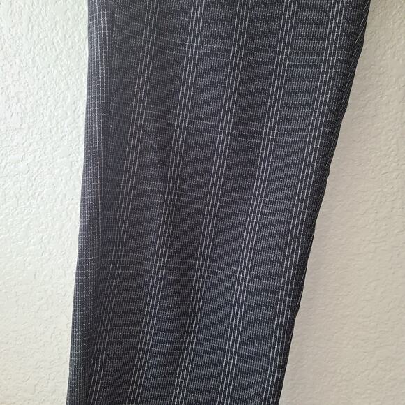 Zoe + Phoebe Dress Crop Pants Women Petite Large Pull On Plaid Stretch Career - Picture 3 of 10